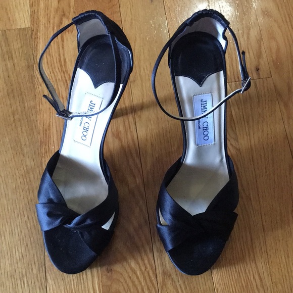 Jimmy Choo Satin Heels - Picture 3 of 5